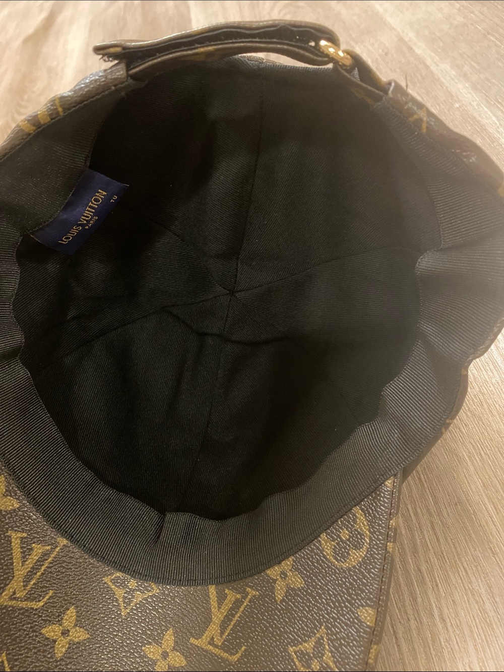 Louis Vuitton Monogram Baseball Cap Adjustable Unisex Brown LV Logo Hat - Picture 4 of 7